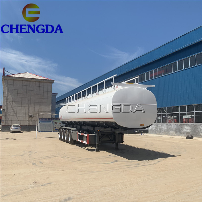 Tri Axle 42000L 45000L 40TON 45TON Oil /Diesle/ water tanker fuel tank capacity in tractor trailer