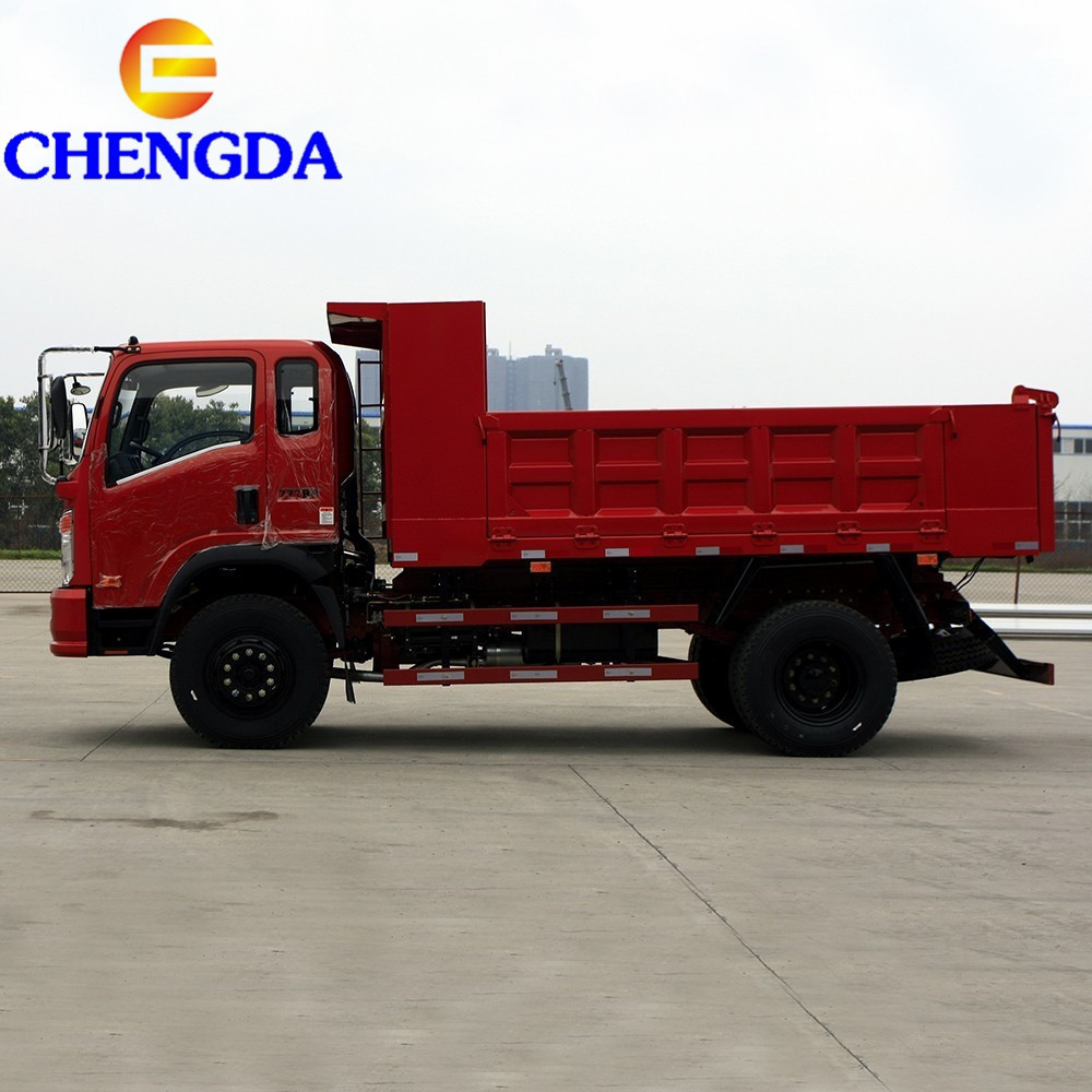 CNHTC 5 6 7 8 tons SINOTRUK HOWO 6 wheeler 4X2 diesel tipper dump truck