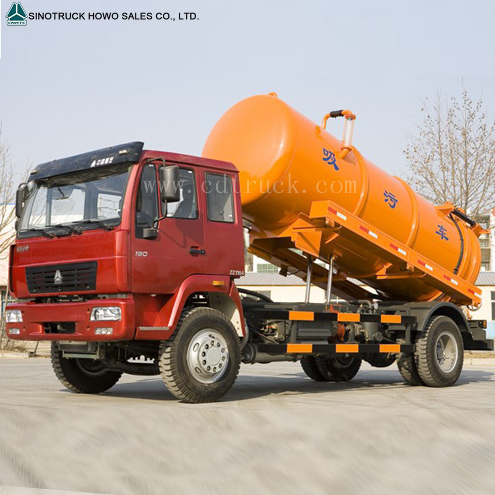 Sinotruk Howo Septic Tank Used Sewage Suction Truck For Sale