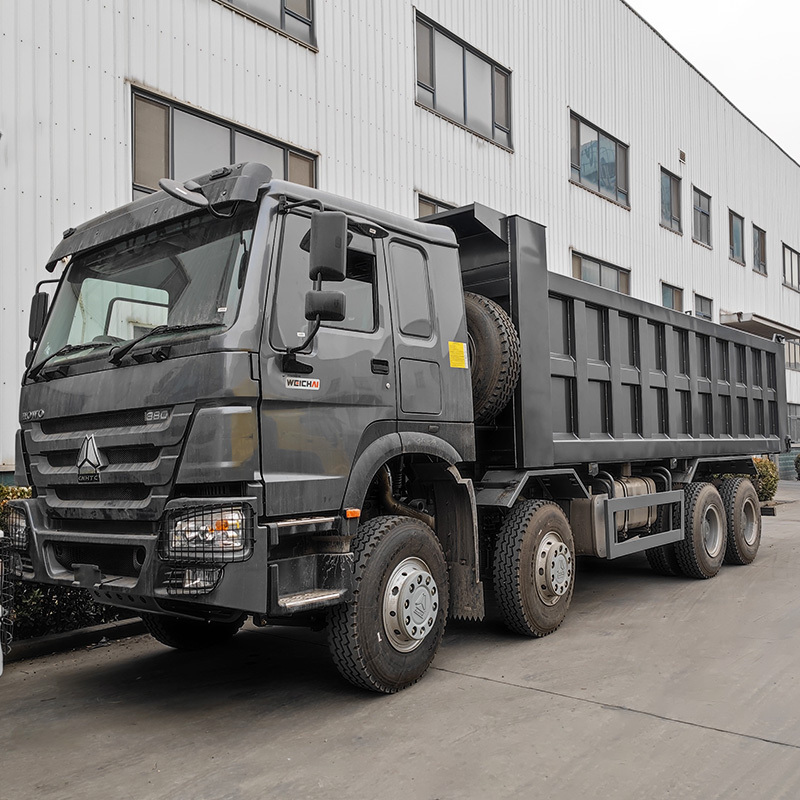 SINO TRUCK 12 Wheeler RHD 50tons Second Hand 8x4 Used HOWO Tipper Dump Truck