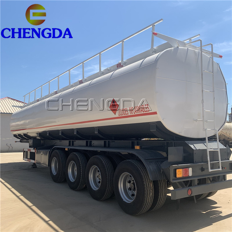 Tri Axle 42000L 45000L 40TON 45TON Oil /Diesle/ water tanker fuel tank capacity in tractor trailer