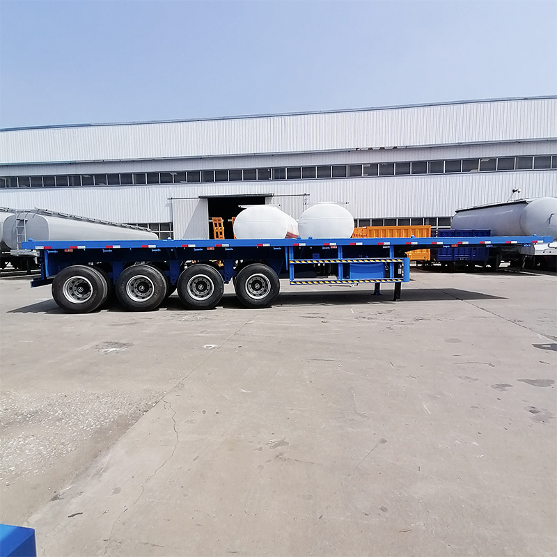 Carbon Steel 20ft 40ft Container Chassis Trailer Truck