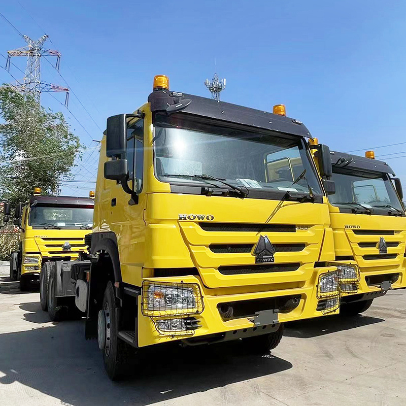 China HOWO 400hp 10 Wheel Truck Head 6x4 Howo 371 Tractor Trucks For Sale With 10 Tires