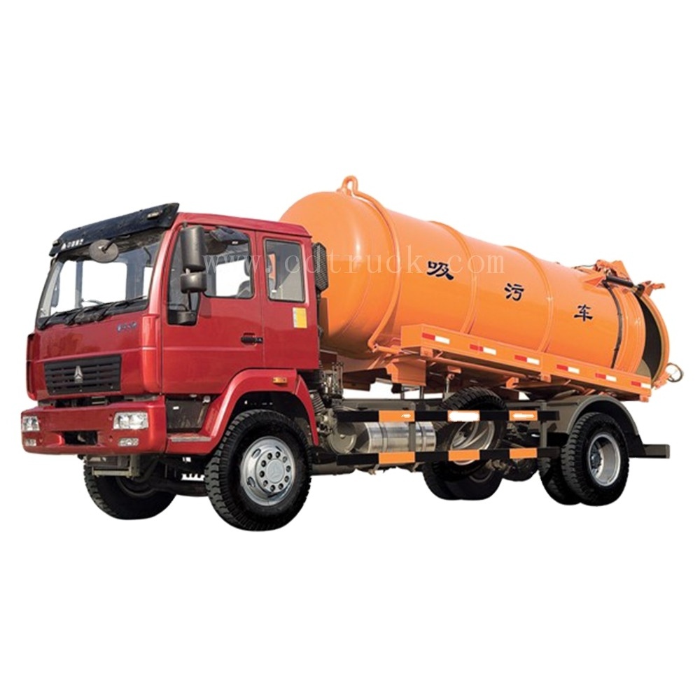 Sinotruk Howo Septic Tank Used Sewage Suction Truck For Sale