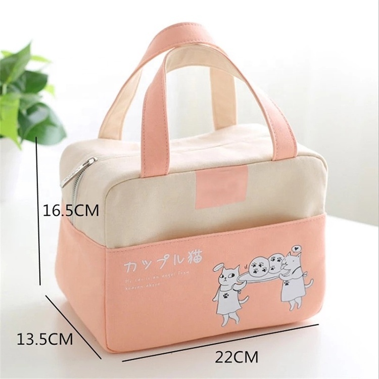 Fancy Customized Food Cooler Bag Reusable Durable Cute Style Insulated Soft Hign Quality Keep Thermal Kids Lunch Bag