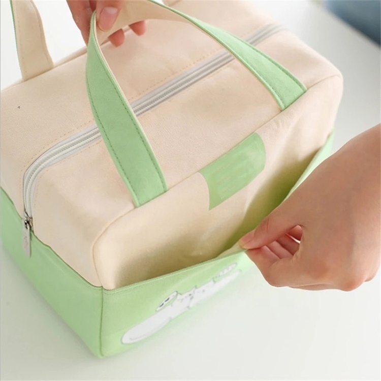 Fancy Customized Food Cooler Bag Reusable Durable Cute Style Insulated Soft Hign Quality Keep Thermal Kids Lunch Bag