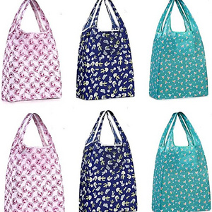 Reusable Grocery Bags with Inside Pockets Colorful Large Foldable Washable Shopping Eco-friendly Cloth Bag