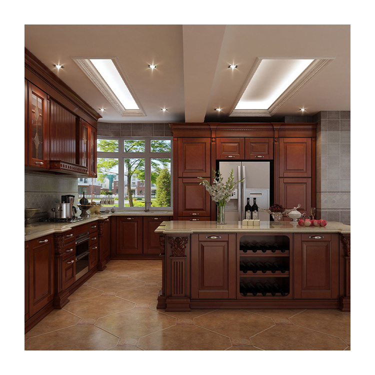 Kitchen Cabinet Supplier Modular Pantry Modern Wood Design Furniture Kitchen Cabinet