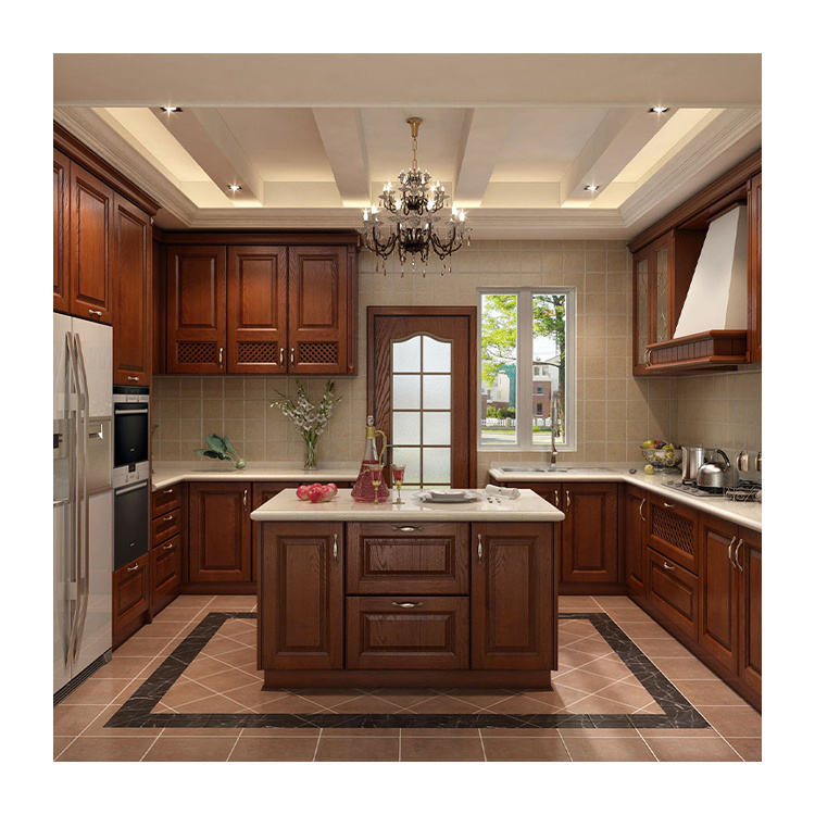 Kitchen Cabinet Supplier Modular Pantry Modern Wood Design Furniture Kitchen Cabinet