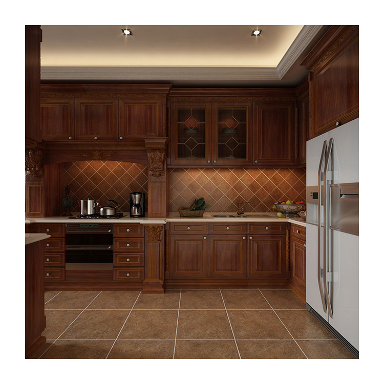 Kitchen Cabinet Vendor Modular Pantry Modern Wood Design Furniture Kitchen Cabinet