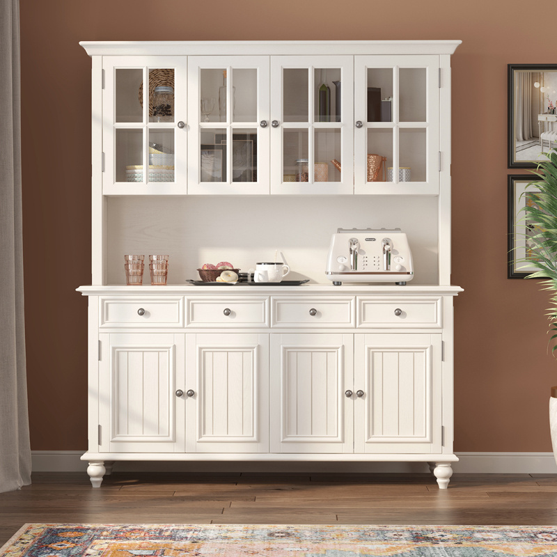 Sideboard Cabinet with Storage Modern Coffee Bar Cabinet with Drawers and Shelves