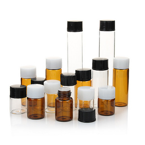 1ml 2ml 3ml 5ml Essential Oil Vial Glass Sample Bottles Anointing Oil Bottles Mini Dram Glass Bottles Containers