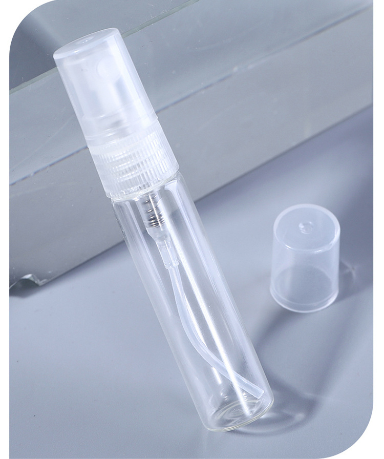 Empty 2ml 3ml 5ml 7ml 10ml Clear Mini Atomizer Mist Vial Sample Spray Glass Perfume Bottle