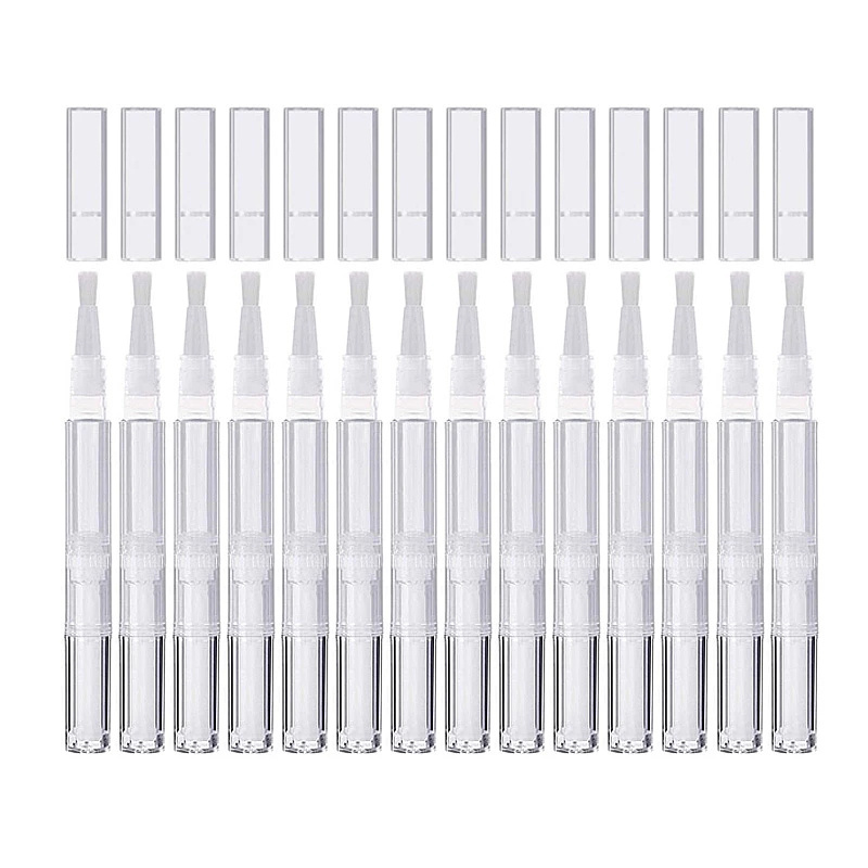 3ml Lipstick Twist Cosmetic pen Nail Oil Pen with Brush Tip Cosmetic Lip Gloss Tube Applicators Liquid Empty Cuticle Oil Pen