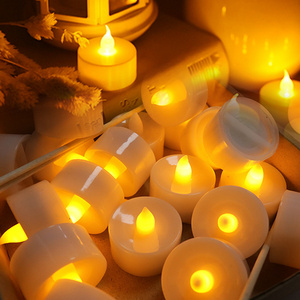 Hot Selling Wedding Parties Decor Electric Tealight Warm White Electronic Candle Led Tea Candle