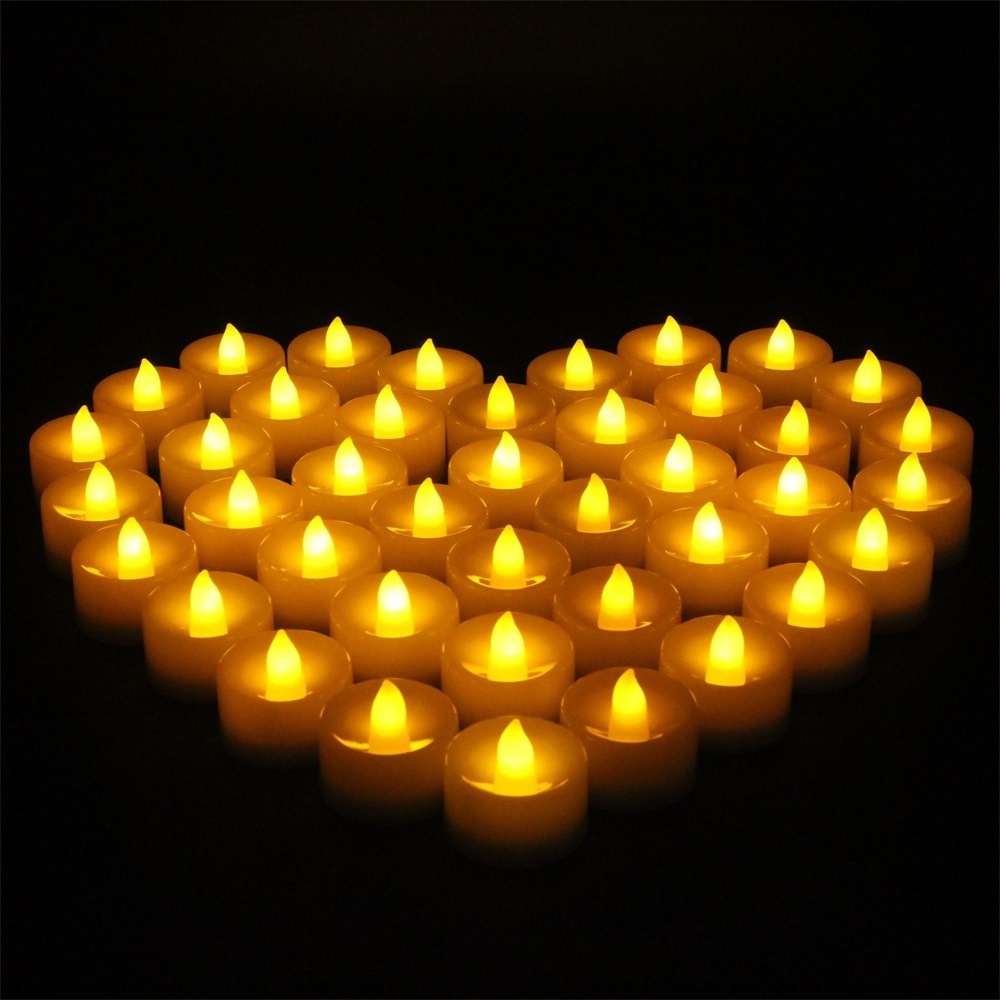 Hot Selling Wedding Parties Decor Electric Tealight Warm White Electronic Candle Led Tea Candle