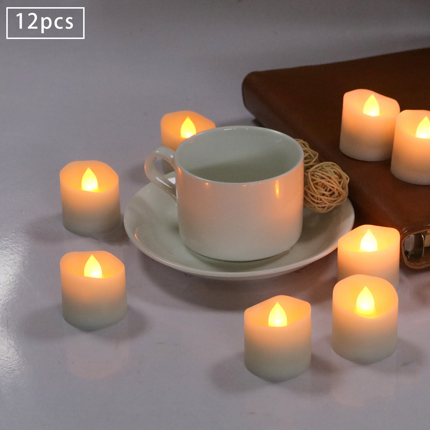 Remote Control Tea Wax LED Candle Christmas Wedding Party Candle Lights LED Electronic Candle