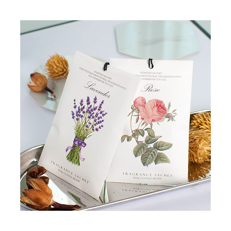 Deodorizing Floral Series Wardrobe Scented Drawer Sachets Fragrance Bag