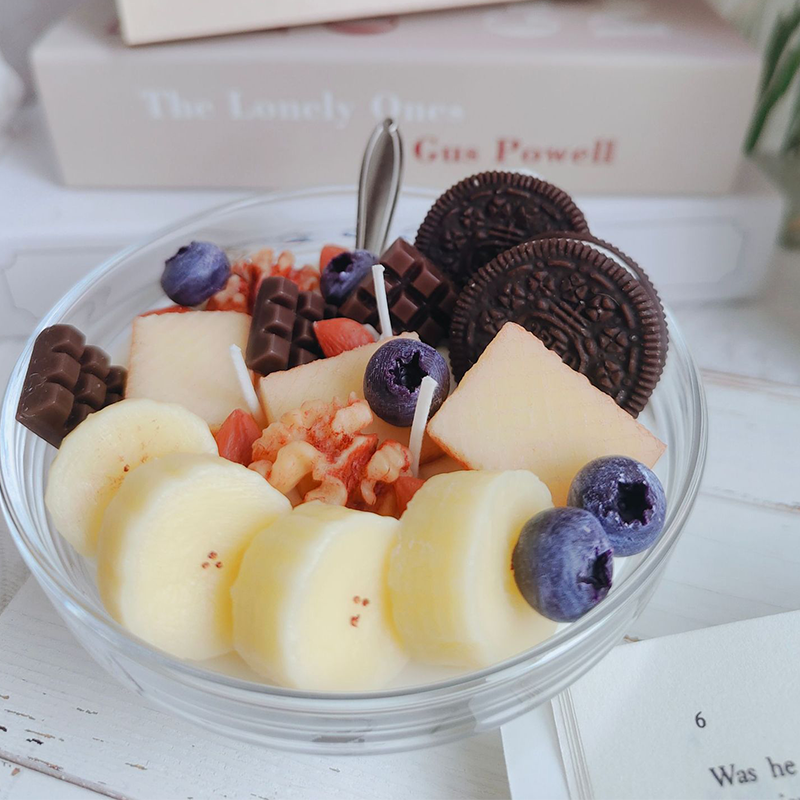 Dessert Chocolate Cereal Fruit Cookies Cookie Aromatherapy Aroma Aromatic Soy Wax Candles Perfume Fragrance Gifts Scented Candle