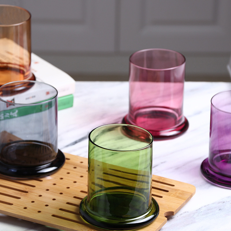 Unique Iridescent Candle Jars Luxury Candle Containers Glass Candle Cloche Jar