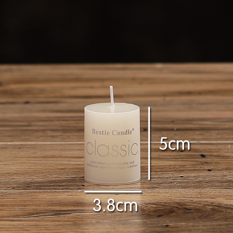 Birthday Wedding Hotel Different Size European Large Ivory White Pillar Candles Cylindrical Candle