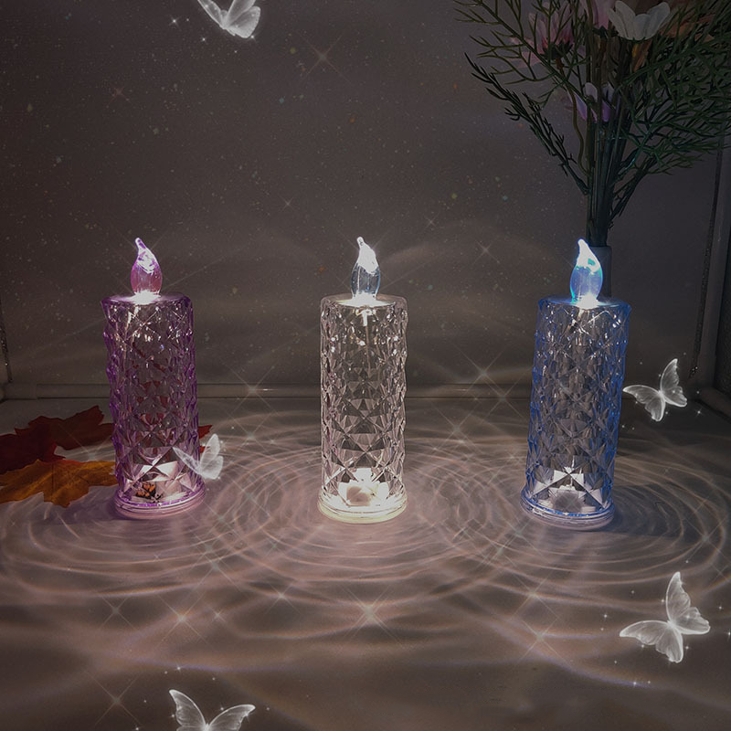 Wholesale Halloween Stick Romantic Real Battery Operated LED Flameless Candle For Party Valentine's Day