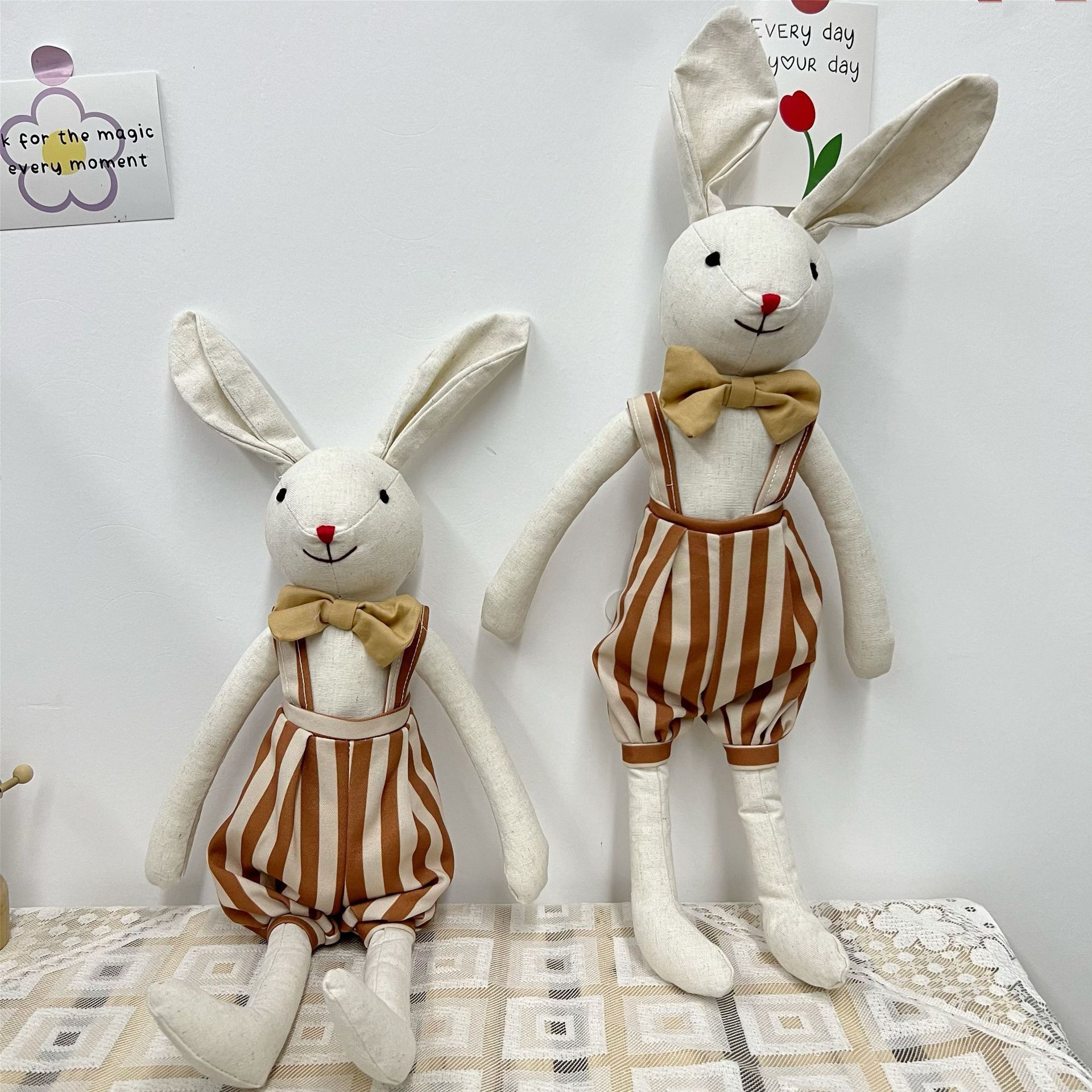 Wholesale Rabbit doll doll Stuffed toy sleeping pillow cute children birthday gift pacify small doll