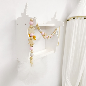 Unicorn Wall Storage Floating wooden Shelf for Kids Bedroom