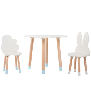 Preschool Kindergarten Classroom Furniture Kids Study Table And Chair Nursery School Children's Wooden Chair Party Chair