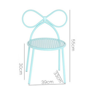 INS children's room iron bow chair home study chair kids party rental event chairs