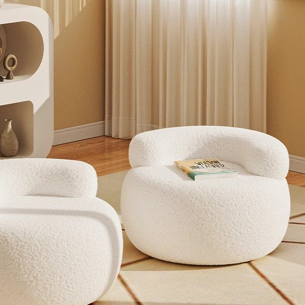 Creative Cream wind sand hair stool  household small stool round low stool simple shoe changing  backrest chair