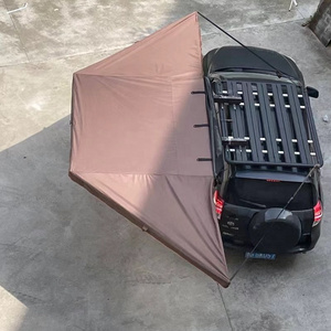 Car Side 180 Degrees Awning With Led Light, 4x4 4wd Offroad Free Standing Led 180 Degree Awning