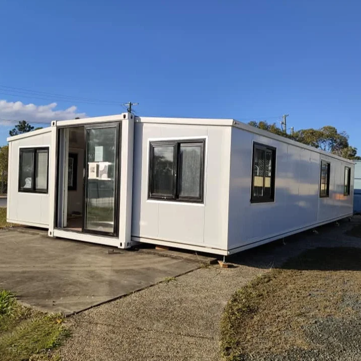 Australia Granny Flat New Design Prefab Villa Luxury Tiny Homes 2 Bedrooms Modern Casa Container Expandable Prefabricated Houses