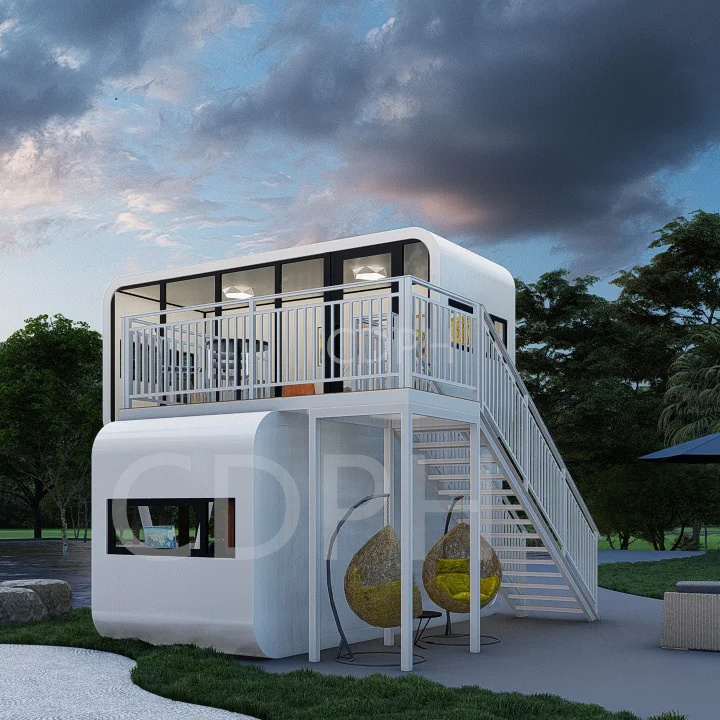 Beach Villa modular prefabricated house transportation container micro residence home stay resort house