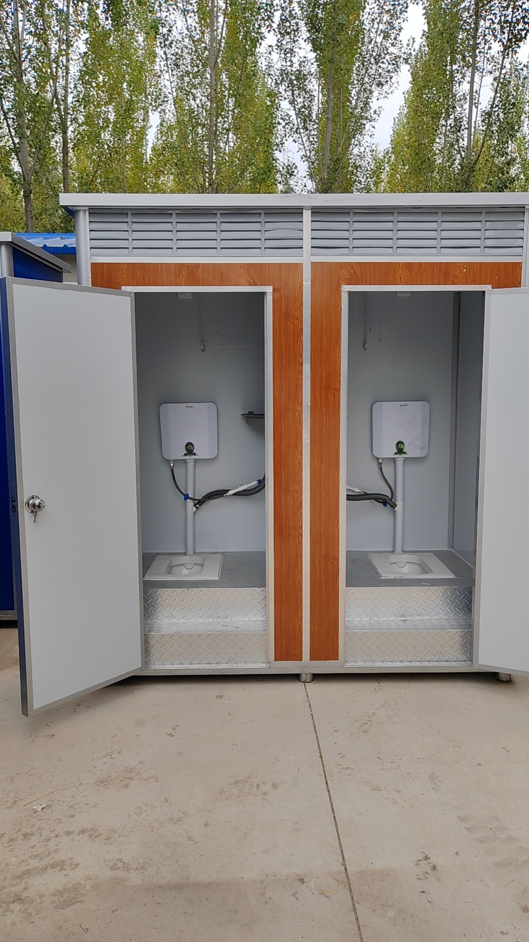 portable bathroom unit shower and toilet jakarta with trailer indoor