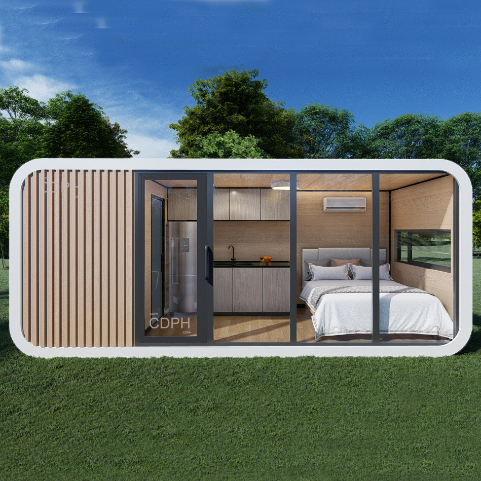 CDPH Prefabricated mobile tiny houses prefab container cabin with Bathroom And Kitchen