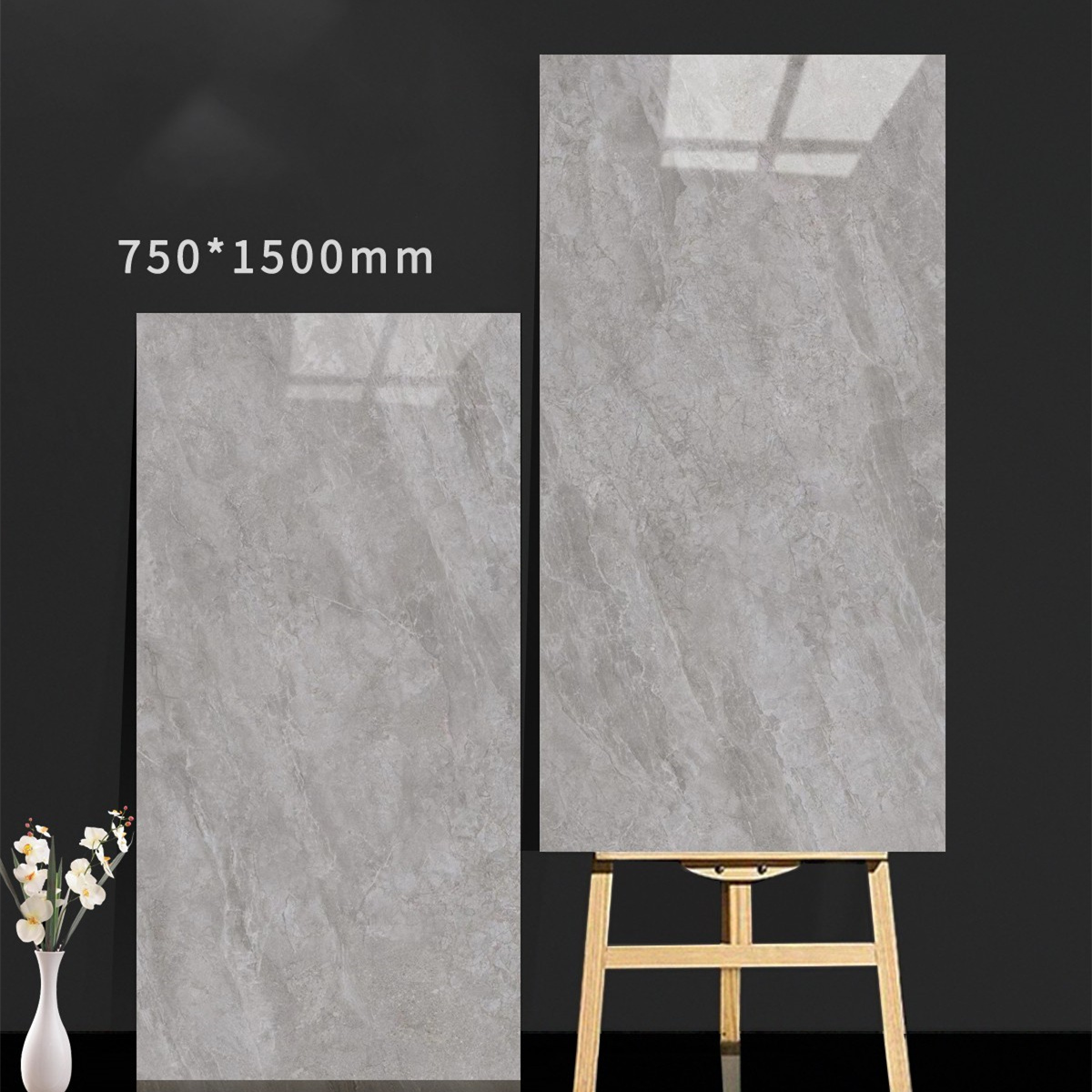 luxury polished glazed marble look slab wall kitchen garage bathroom tiles for walls and floors