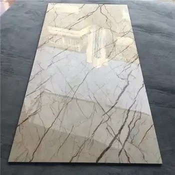 Hot Sale Modern Design 60x60 60x1200 Size Glossy Ceramic Tile Standard White Marble Porcelain for Floor Interior Use