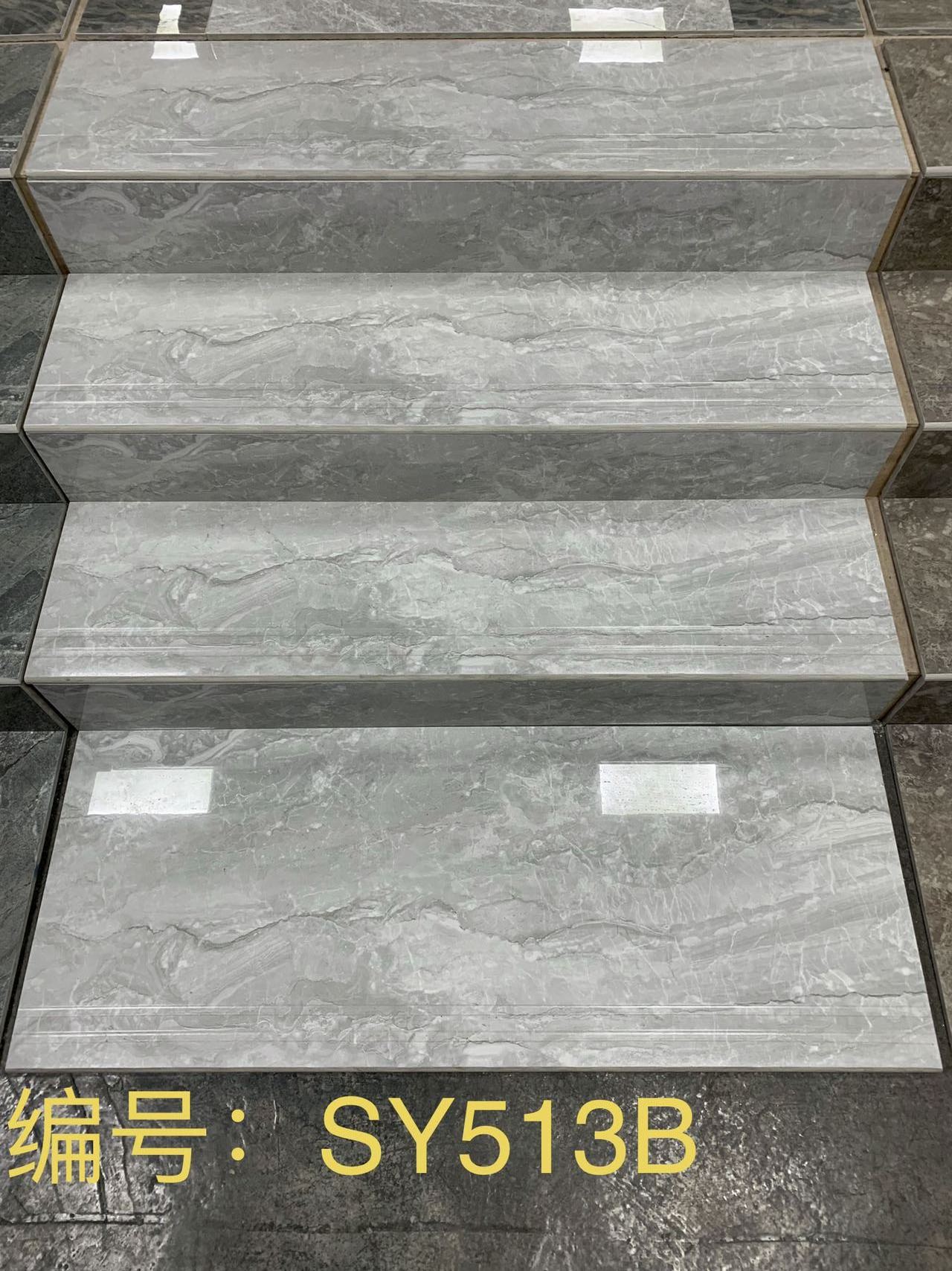 porcelain stair tiles step luxury black gold marble staircase step non -slip home decorative stairs exterior design