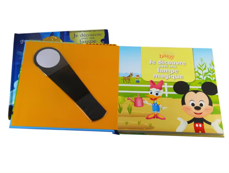 Fast Production Custom Printing Children Story Flashlight Book Colorful Comic Hardcover Softcover Book For Kid