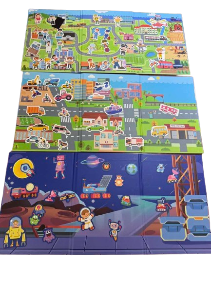 OEM Custom High Quality Full Color Kids Learning Printing Activity Sticker Books