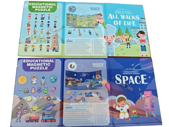 OEM Custom High Quality Full Color Kids Learning Printing Activity Sticker Books