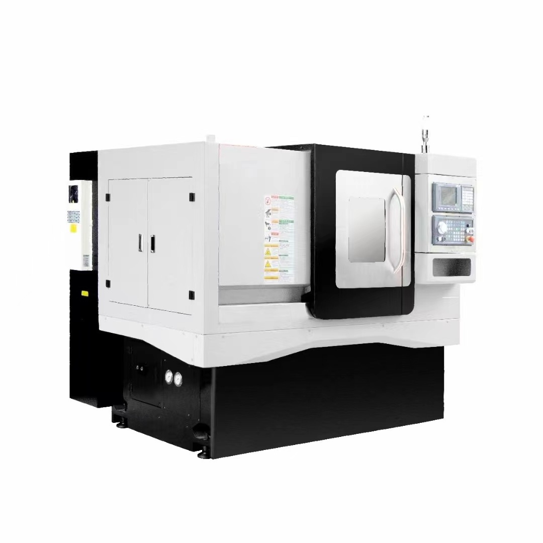 Precision Slanting Bed Cnc Lathe Machine Auto Feeder Cnc  Machinery Industrial Metal Cnc Lathe