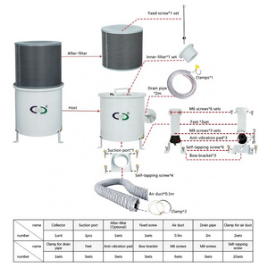 Industrial cnc machine oil mist separator Oil and smoke cleaner