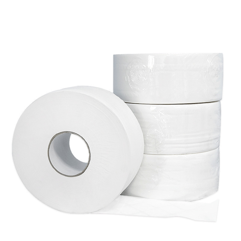 OEM Customized Jumbo roll toilet paper Wholesale White Bleached Soft Virgin Bamboo Toilet Paper