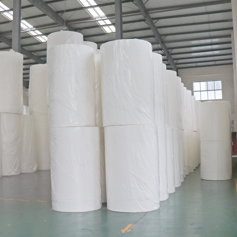 Jumbo Mother Reel 1 2 3 ply Jumbo Roll for Making Toilet Paper Factory bleached white Virgin Bamboo Pulp Toilet Tissue