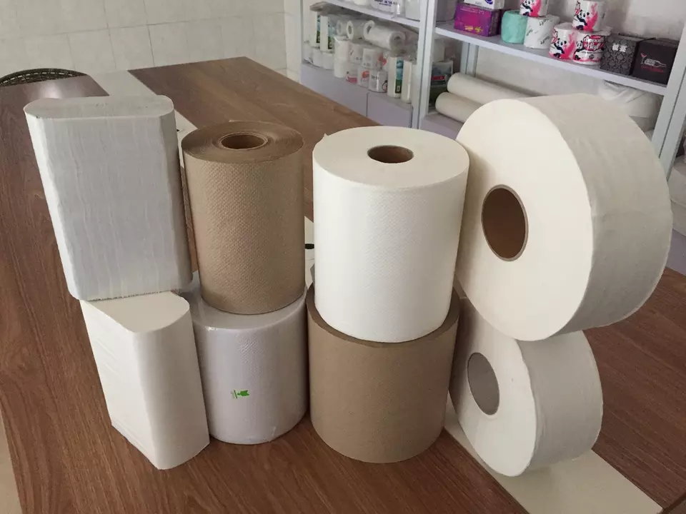 OEM Customized Jumbo roll toilet paper Wholesale White Bleached Soft Virgin Bamboo Toilet Paper