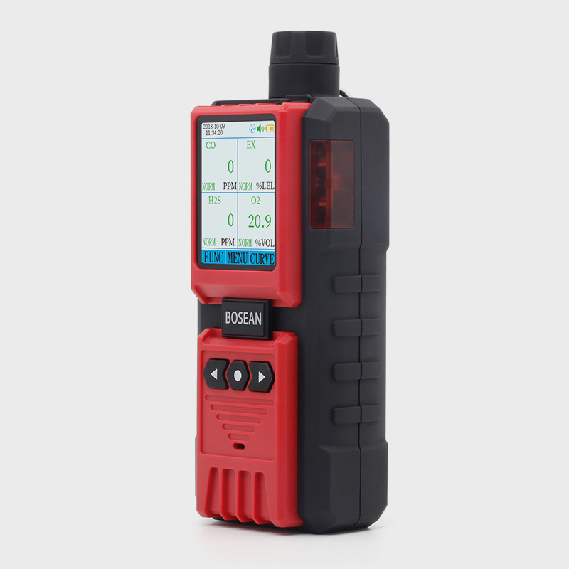 co co2 o2 h2s auto gas analyzer sulfur dioxide Portable methanol gas detector with pump 5 gas analyzer