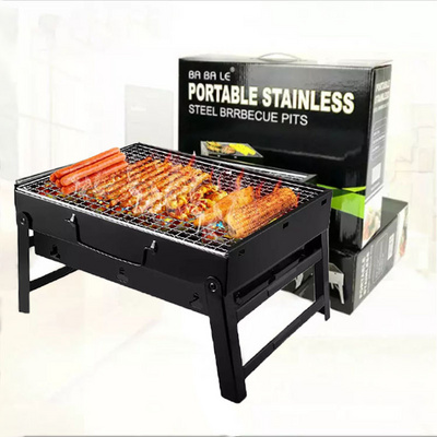 Wholesale Stainless Steel Bbq Grill Portable Camping Foldable Charcoal Oven Barbecue Grill