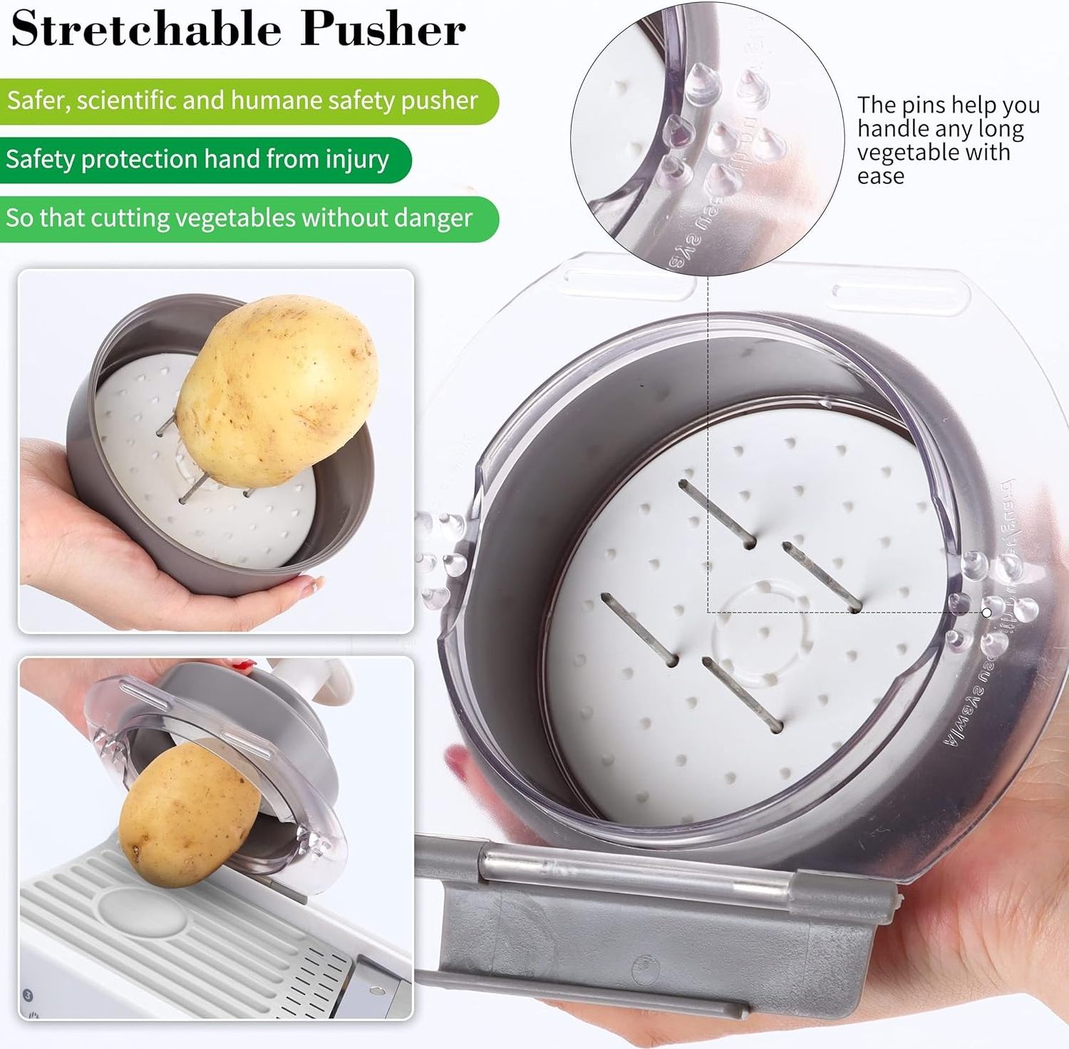 Multifunctional 4 in 1 handheld vegetable cutter chopper manual onion slicer food chopper